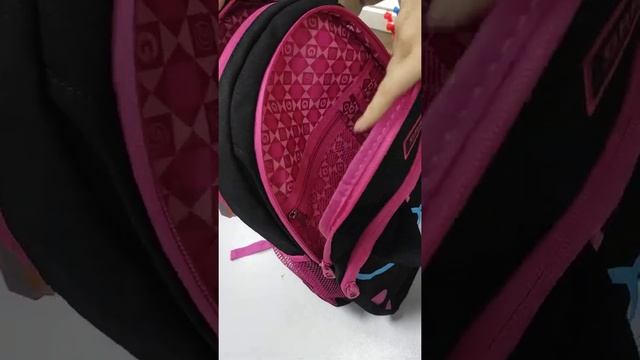 Рюкзак для девочки Гризли, спинка эргономичная, 2 отделения смотреть онлайн