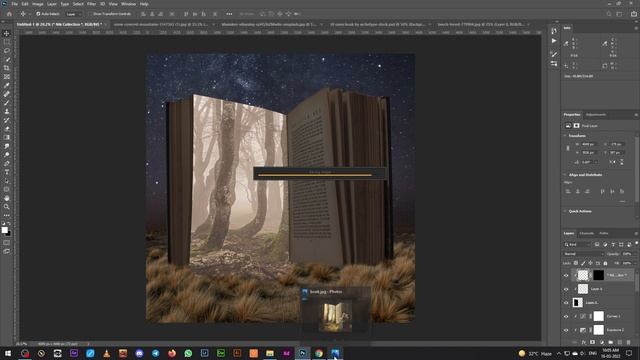 Mysterious Book Photo Manipulation Photoshop Tutorial смотреть онлайн