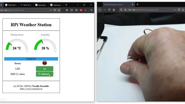 Raspberry Pi real-time web sensor control смотреть онлайн