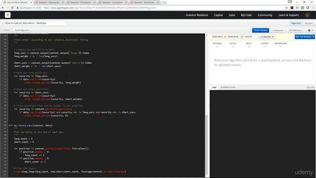 Python Algo Trading: Market Neutral Hedge Fund Strategy (5 Backtest Factor) смотреть онлайн