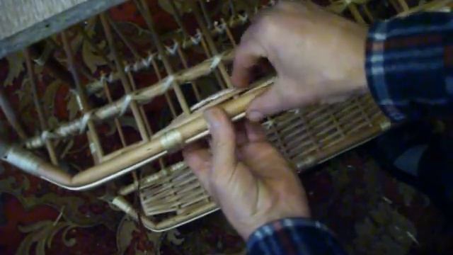 Прихожая из лозы.Обувная полка 10 смотреть онлайн