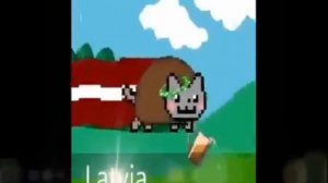 Nyan cat  в 205 странах