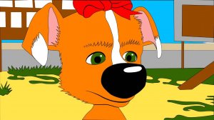 Белка и Стрелка: Озорная семейка. Раскраска, 2 серия. Через тюбики