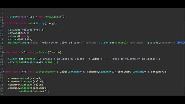 Programación FUNCIONAL en JAVA | CONSUMER | BICONSUMER | Lambdas en Java смотреть онлайн