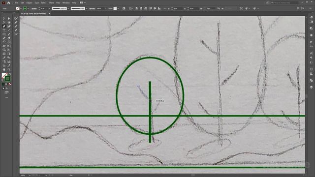 Рисуем красивый пейзаж в Adobe Illustrator! смотреть онлайн