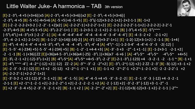 practice: Little Walter Juke- A harmonica - TAB смотреть онлайн