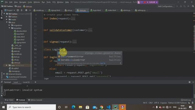 Class Based View #37 | E-commerce Website | Python Django Tutorial In Hindi смотреть онлайн
