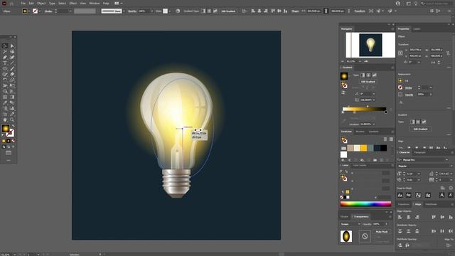 How to create a GLOW EFFECT in ADOBE ILLUSTRATOR | Glowing effect смотреть онлайн