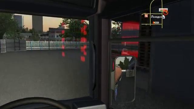 Паркуем прицеп в игре симулятор (UK TRUCK Simulator) смотреть онлайн