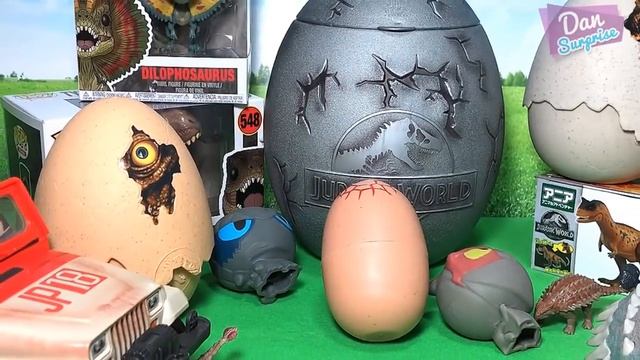 Hatch new Dinosaur Eggs with Jurassic World Dinosaur смотреть онлайн