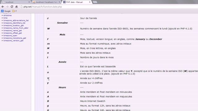Créer un site web - Apprendre le PHP (#16 : Les dates en PHP - Annexe 1) смотреть онлайн