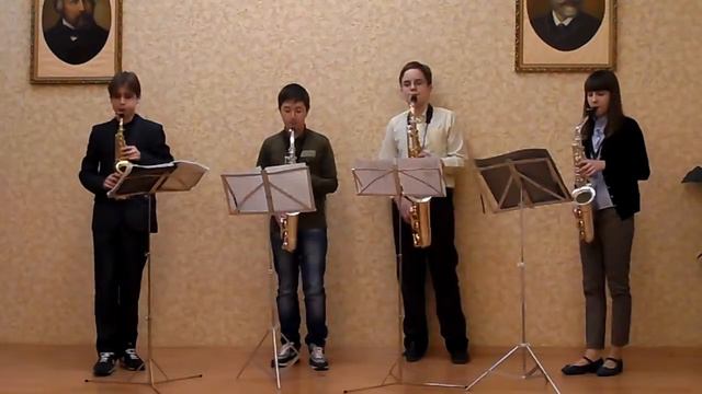 Г Манчини Розовая пантера  Квартет саксофонистов  г  Шатура