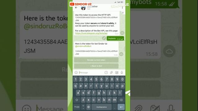 Telegram Bot Yaratish 2022 | BotFather'da Ishlash | Telegram Sirlari | SindorUz