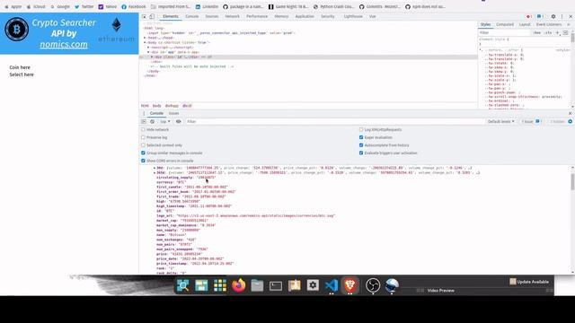 Build a Crypto search app with Vue.Js and Tailwind смотреть онлайн