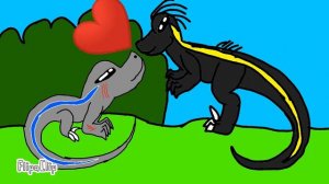 Индораптор и Блю (часть 2)