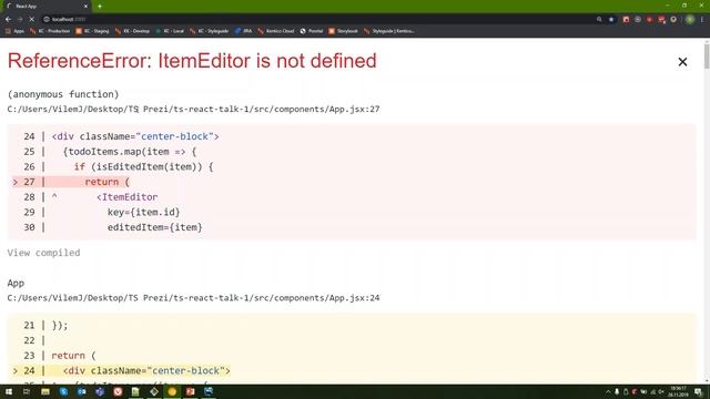 React && TypeScript - Vilém Jeniš | Kentico Dev Meetup #1 смотреть онлайн