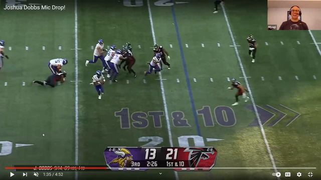 2023 Movement Play of the Week - WK9 - Josh Dobbs смотреть онлайн