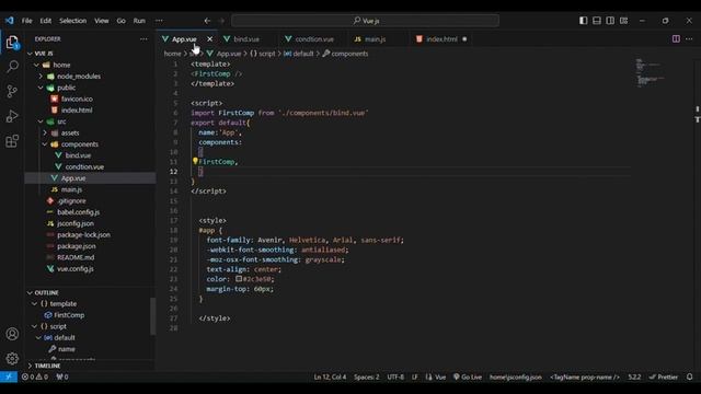 Learn How to make first component In Vue.js смотреть онлайн