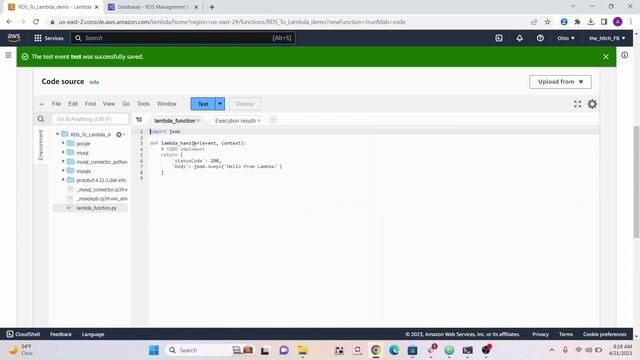Lambda with AWS RDS Tutorial: Connecting to MySQL on Lambda using mysql-connector-python смотреть онлайн