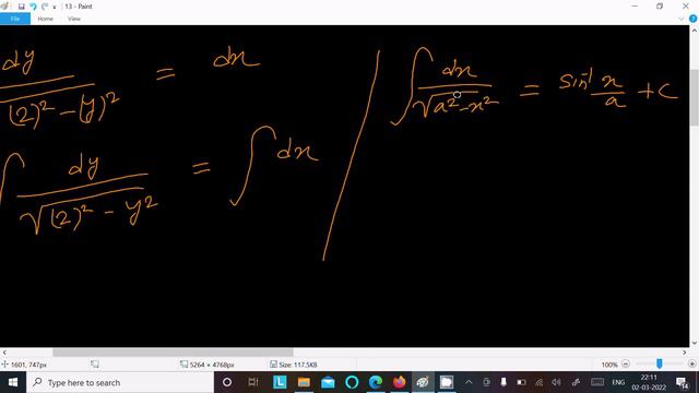 Find general solution of differential equation dy/dx = root (4 - y²) смотреть онлайн