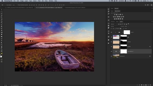The BEST Sky REPLACEMENT Technique for PHOTOSHOP CC смотреть онлайн