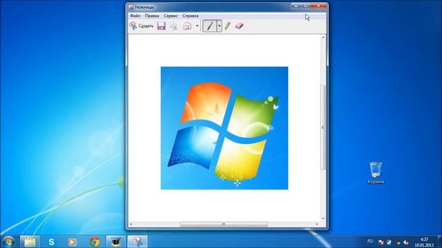 Как сделать скриншот части экрана в Windows 7 смотреть онлайн