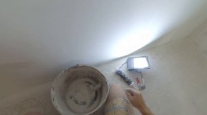 Выравнивание внутреннего Развернутого угла шаблоном. Шпаклюем под покраску.