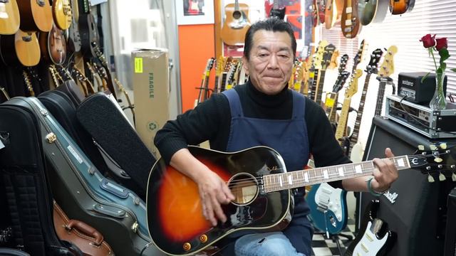 Epiphone EJ-160E ジョンレノン No338 смотреть онлайн