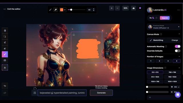 Sketch Your Edits with Mask/Erase in Leonardo AI's Image Canvas Editor! смотреть онлайн