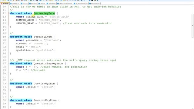 Make Enums in PHP Class смотреть онлайн