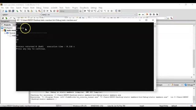 18 - Static Member Functions (Part-1) || Learn C++ in Telugu смотреть онлайн