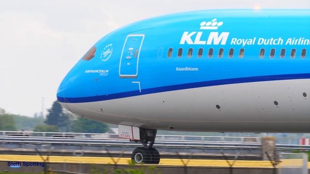 7H HEAVY Amsterdam Schiphol Airport AMS Plane Spotting - 4K смотреть онлайн
