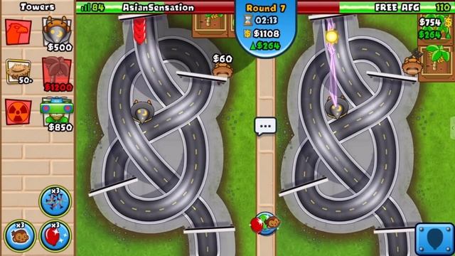 LEAKING DOWN TO 1 LIFE...TWICE! (Bloons TD Battles) смотреть онлайн