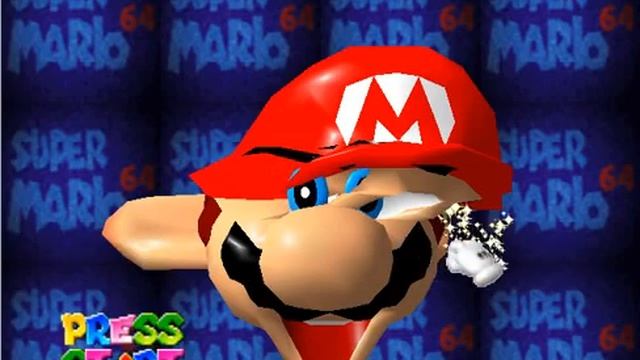 Mario 64: Title Screen: Stretching Mario's Face смотреть онлайн