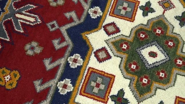 6x9 Hand Knotted traditional Kazak Rust and Ivory Traditional Armenian Rug | KZA19 смотреть онлайн
