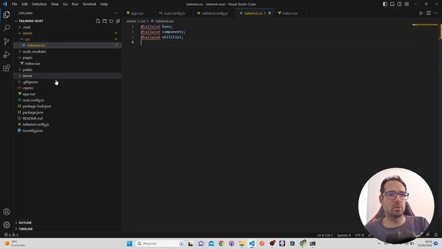 Tailwind instalation and extensions | Nuxt Js смотреть онлайн
