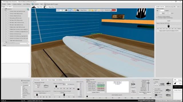 tutorial surf board creation in shaper wave dynamics software смотреть онлайн