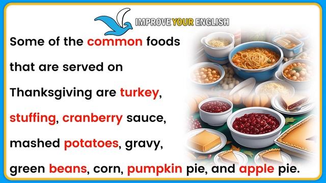 Improve Your English (Thanksgiving) | English Listening and Speaking American Skills Everyday смотреть онлайн