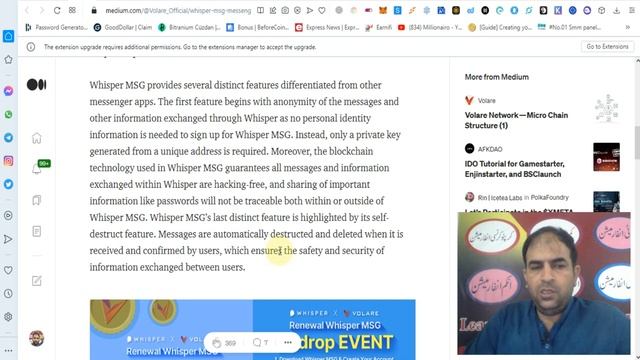 Whisper MSG - World’s First Messenger App Based on Blockchain смотреть онлайн