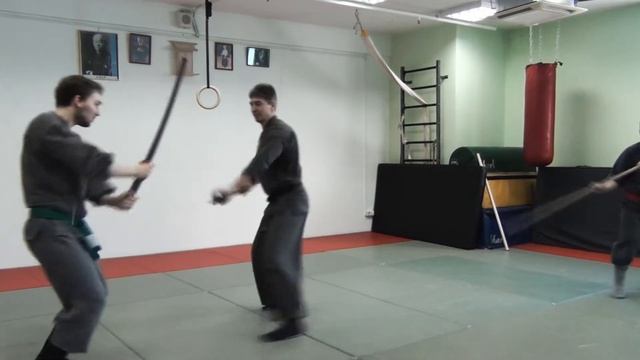 Bujinkan. Kokuryu Dojo Дзё и Тайдзюцу