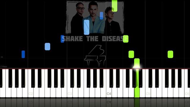 Depeche Mode - Shake The Disease (Piano Tutorial Synthesia) #DepecheMode