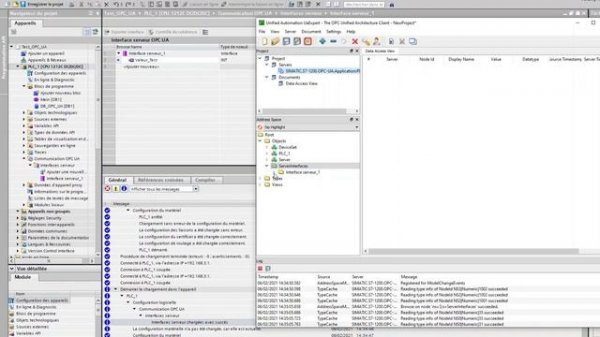 OPC UA - Serveur S7-1200 PLC Siemens - Configuration TIA Portal - Client UA Expert - Test Wireshark