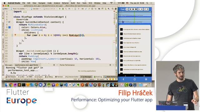 Flutter Europe: Optimizing your Flutter App смотреть онлайн