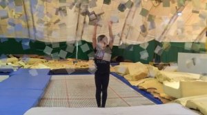 Учим связку «темповое сальто-темповое сальто»