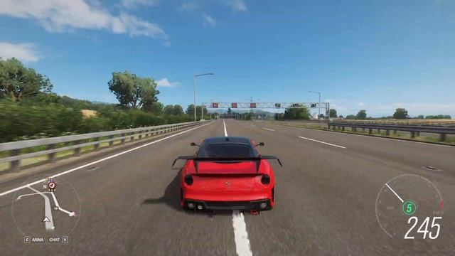 Forza Horizon 4 - FERRARI 599XX EVOLUTION TOP SPEED!!!