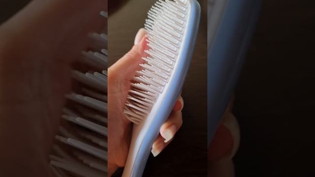 Универсальная расческа мягкая, всех типы волос, распутывающая, для мокрых волос, силиконовые зубчик смотреть онлайн