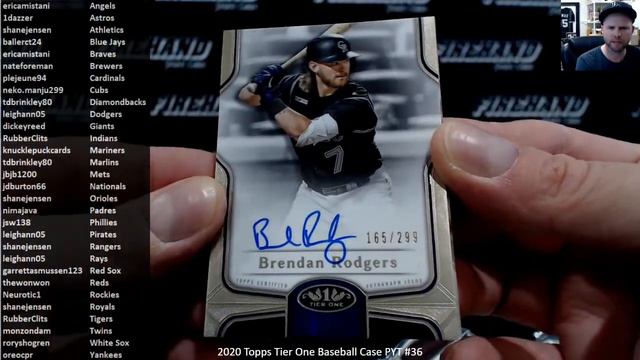 2020 Topps Tier One Baseball Case PYT #36 ~ 8/20/20 смотреть онлайн