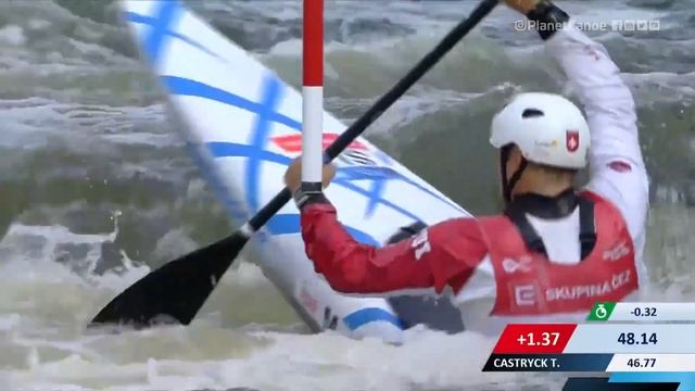 Martin Dougoud Switzerland Semi-final / 2023 ICF Canoe-Kayak Slalom World Cup Prague Czech Republic смотреть онлайн