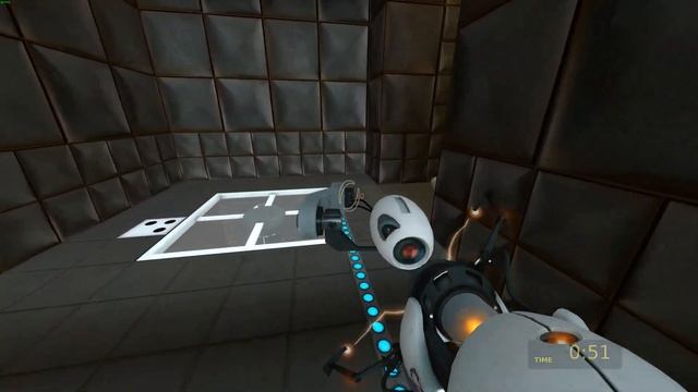 Portal | Bonus Map Time Challenge | Test Chamber 17 - Gold Medal (1:27) смотреть онлайн