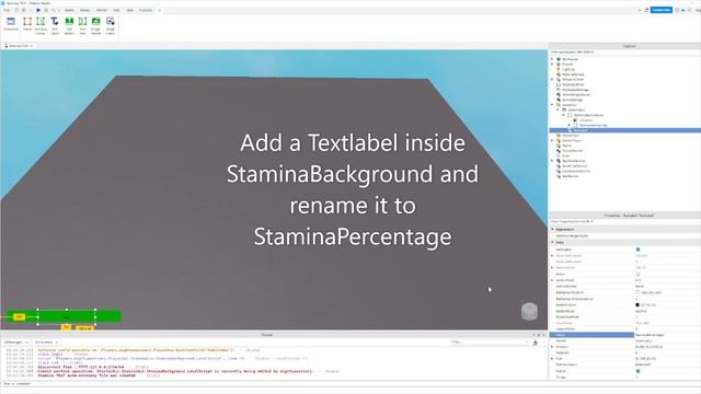 Sprint Stamina Script(Works On Mobile) #roblox #robloxedit #robloxstudio